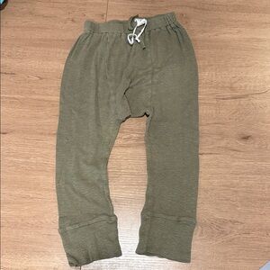 Kate Quinn Green Pointelle Panda Pants